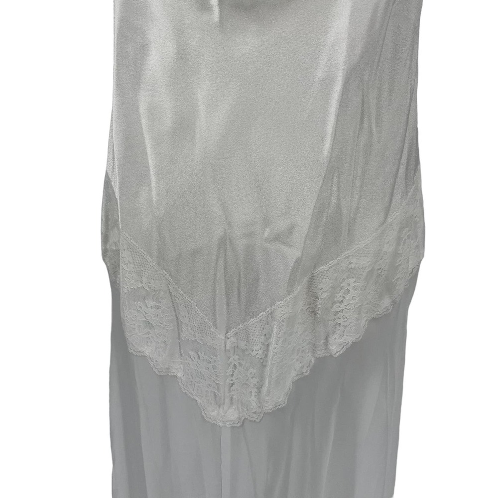 Vintage Nightgown & Robe Set Me 2 Sleepwear White ILGWU Women’s Large - Picture 8 of 16